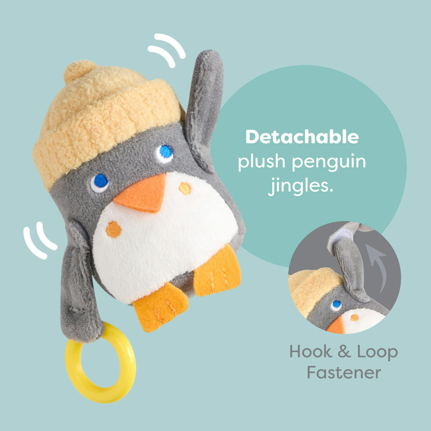 Penguin Activity Spiral Stroller and Car Seat Toy