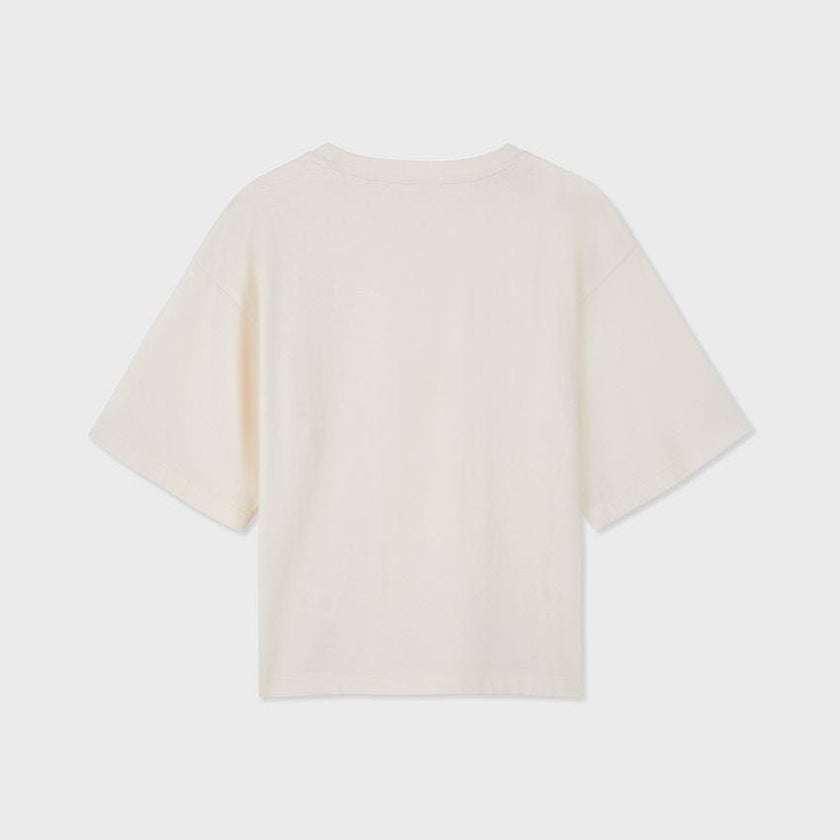 Relaxed Organic Cotton Trumpet Sleeve T-Shirt