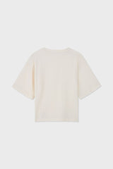 Relaxed Organic Cotton Trumpet Sleeve T-Shirt