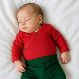 long bodysuit | scarlet red