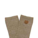 Bell Socks | Bear | Dusty Green