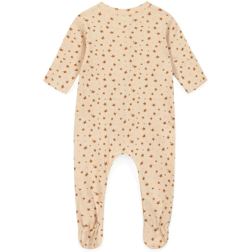 BONTON Mynight Footed Stars Pyjama - Pink