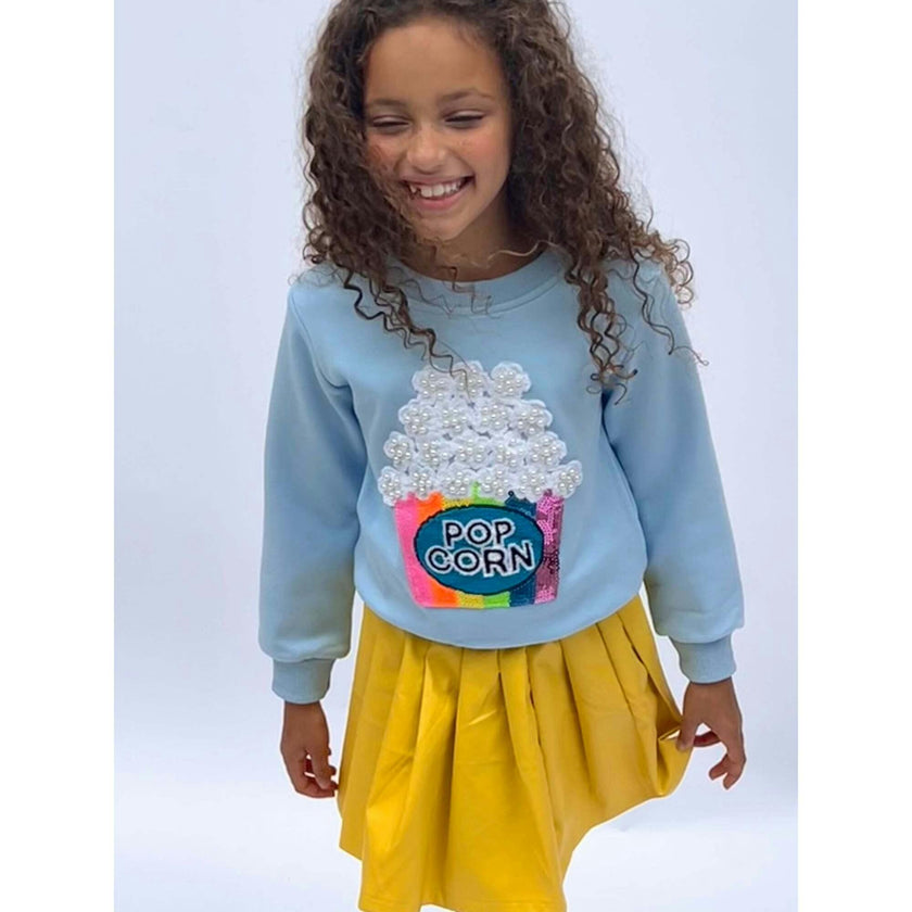 Pearls and Popcorn Sweatshirt