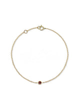 Birthstone Bezel Bracelet