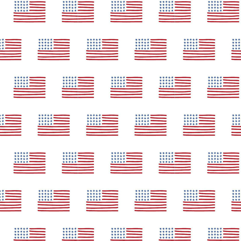 Sadie Girls' Dress American Flag