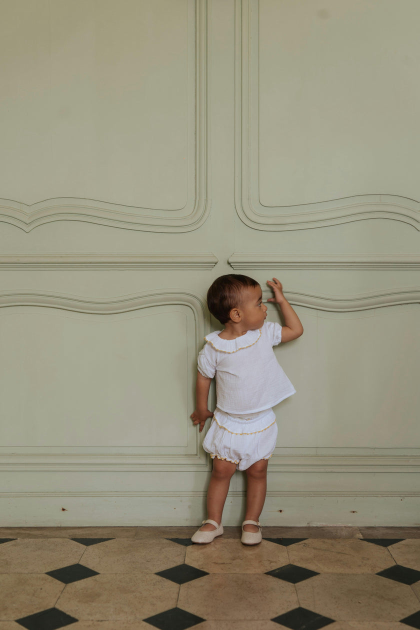 Vespa baby blouse