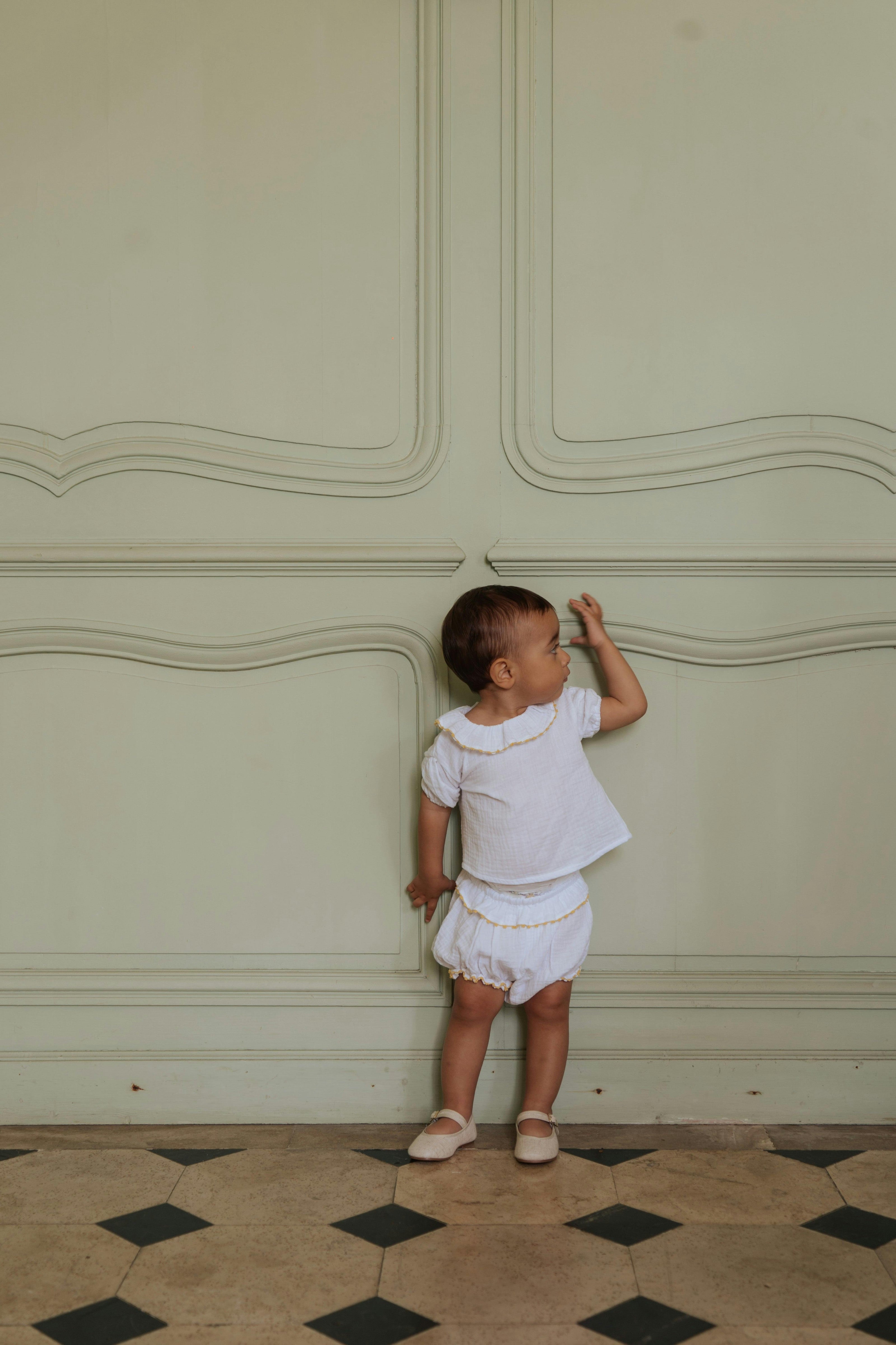 Vespa baby blouse