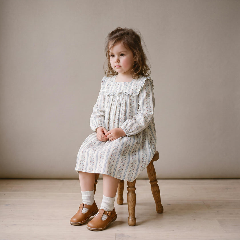 Organic Twill Dress - Vine Trail