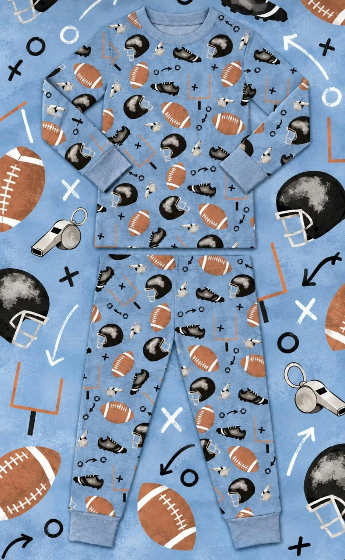 Kids Pajamas - Football Playbook