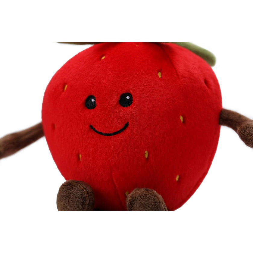 McHugs Sweet Strawberry Fruit 7" — Soft Weighted Cuddle Stuffed Animal