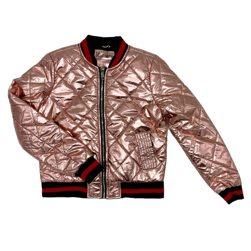 Women's Metallic Bomber Jackets