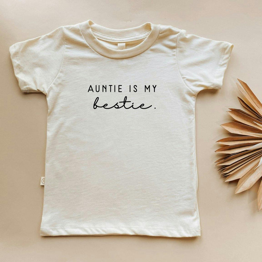Auntie is my Bestie Organic Kids T-shirt