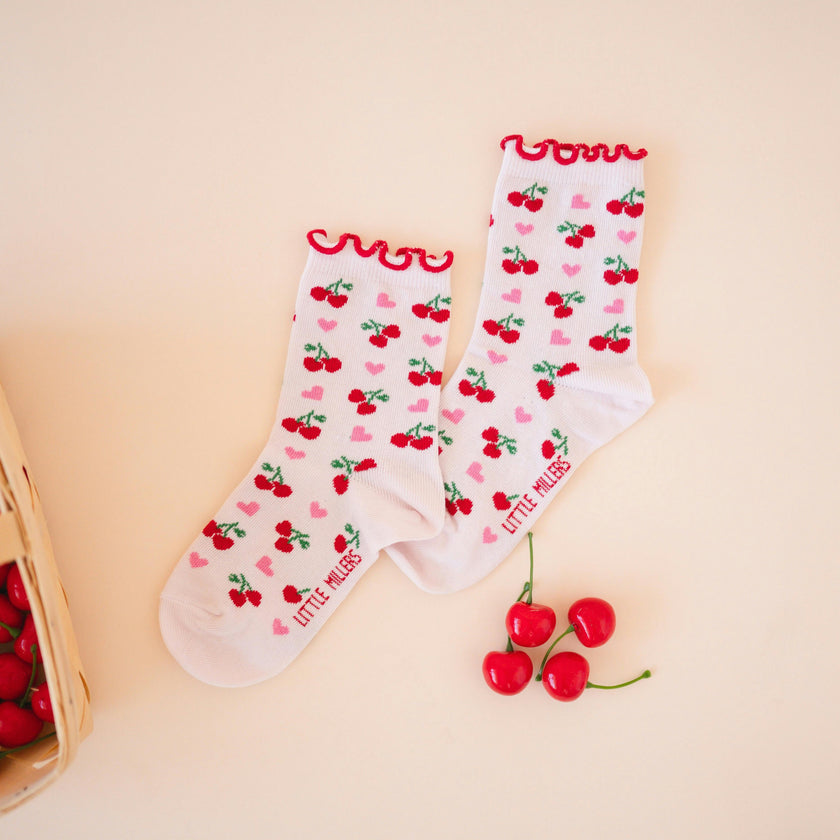 Sweet Cherry Sock