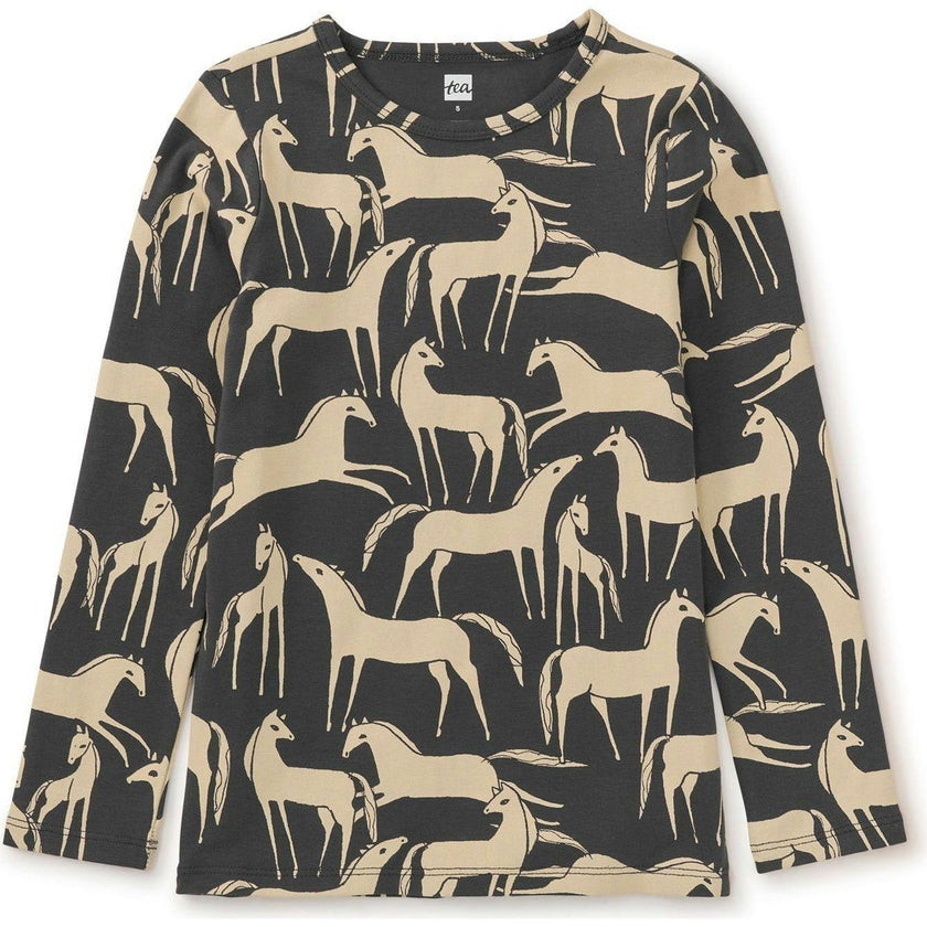 Long Sleeve Slim Fit Top, Multi