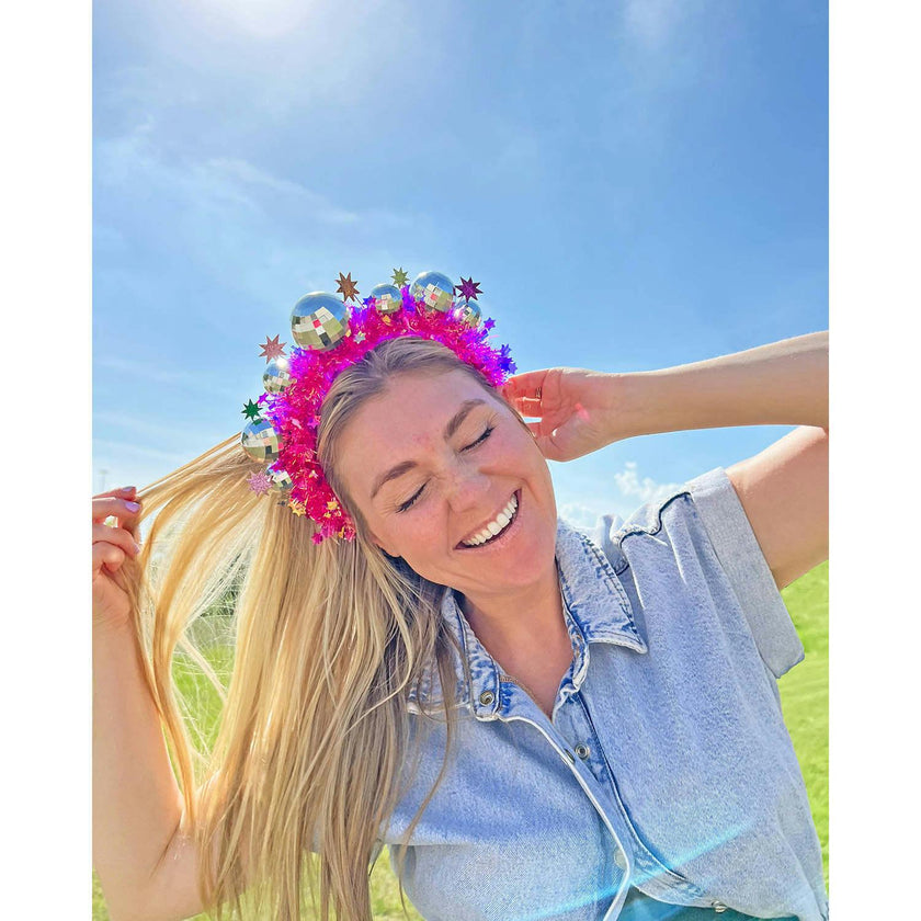 Packed Party Let It Shine Disco Novelty Headband