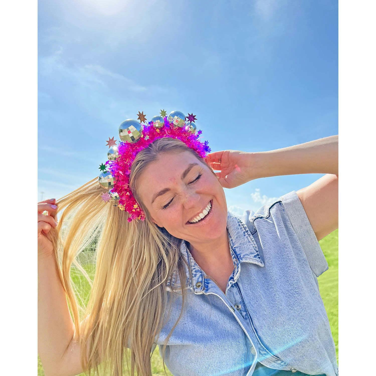 Packed Party Let It Shine Disco Novelty Headband