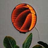Infinty Neon Mirror Light -Basketball