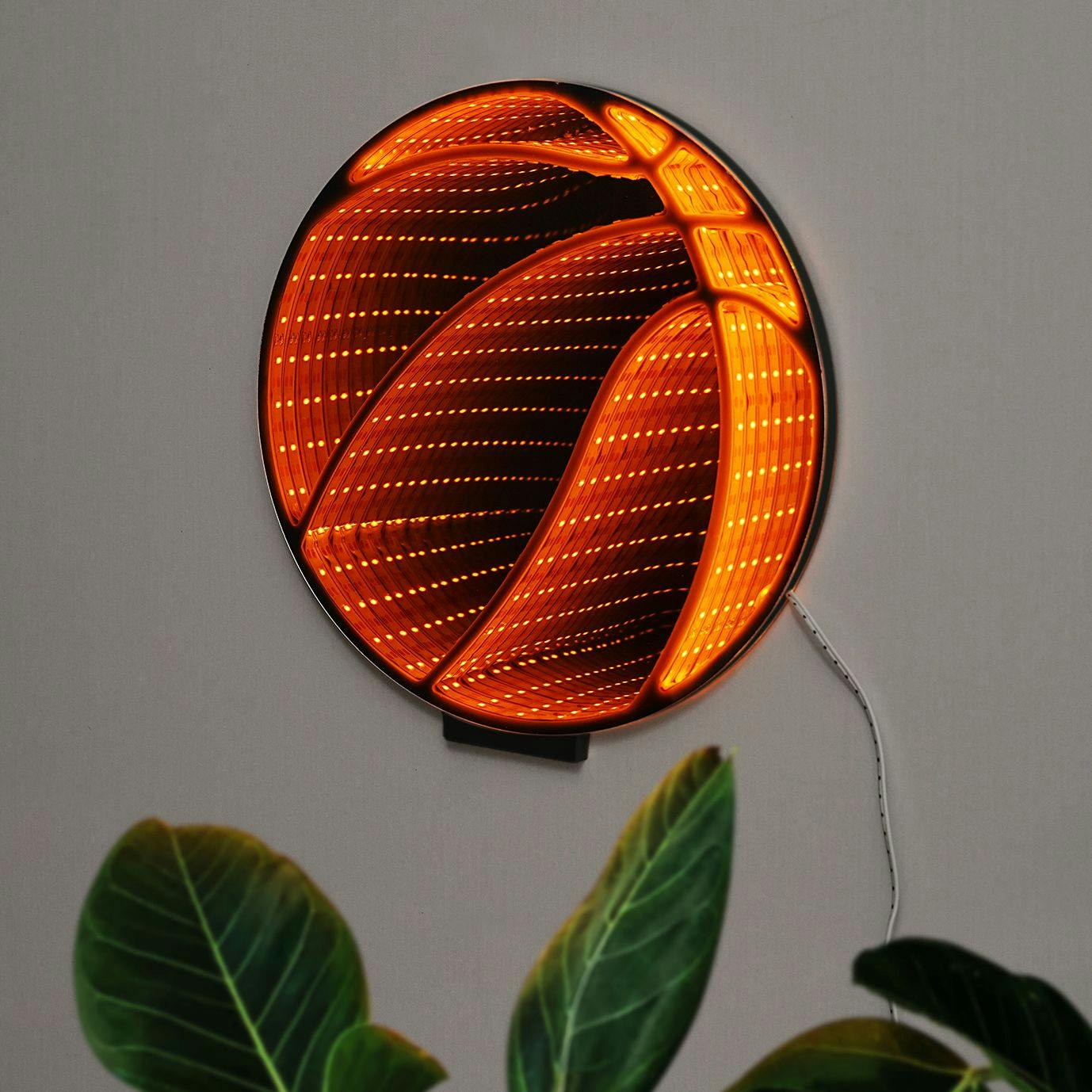 Infinty Neon Mirror Light -Basketball