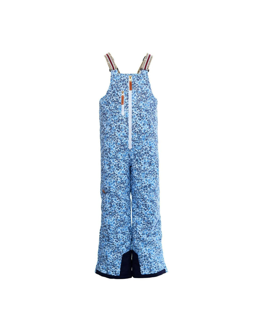 Kids Snow Pant in Blue Ditsy Floral