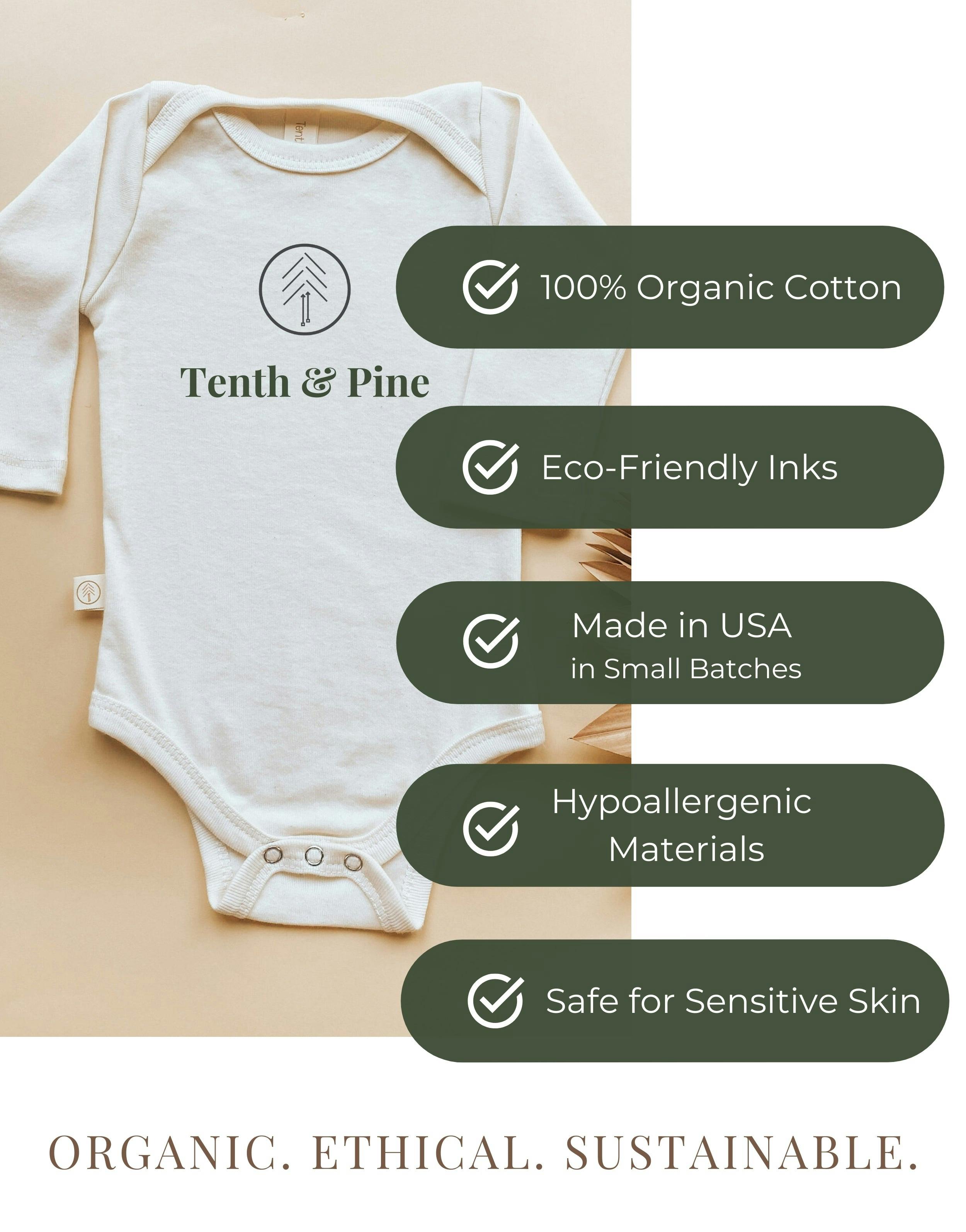 Pumpkin Organic Baby Bodysuit