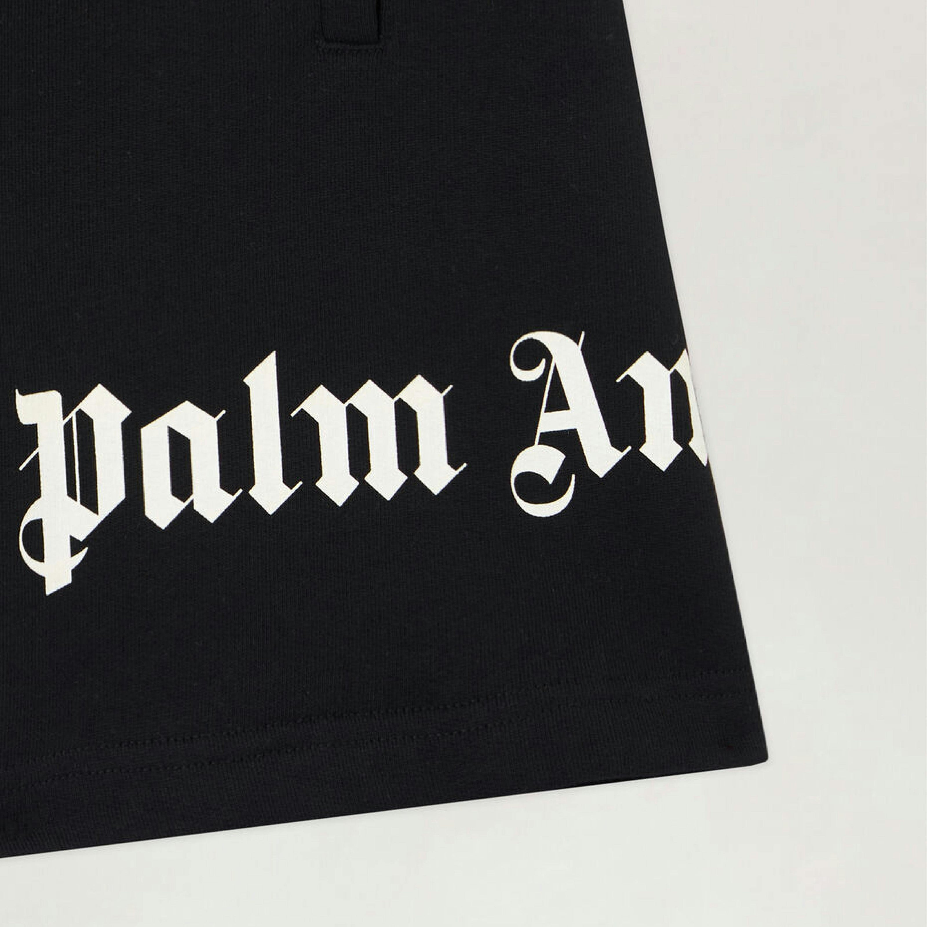 Black Overlogo Sweatshorts