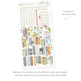 Train Kit •&nbsp;Large • Peel-and-Stick Wall Decals