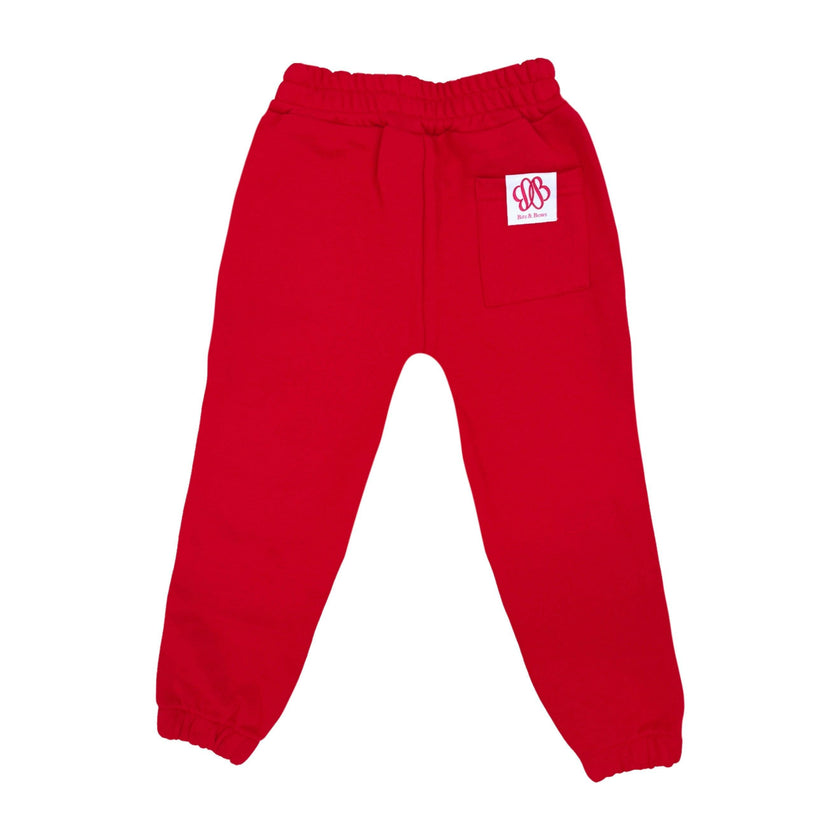 Red Jogger Sweatpants