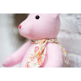 My Bear - Pink Chevron, Liberty Rose