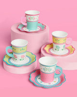 Tea Party Cups + Saucers - 32 pc drinkware set