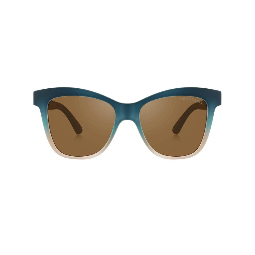 Iconic Wayfarer Ombre  | Polarized Sunglasses | Adult | 15+ Y | Desert Teal Ombre