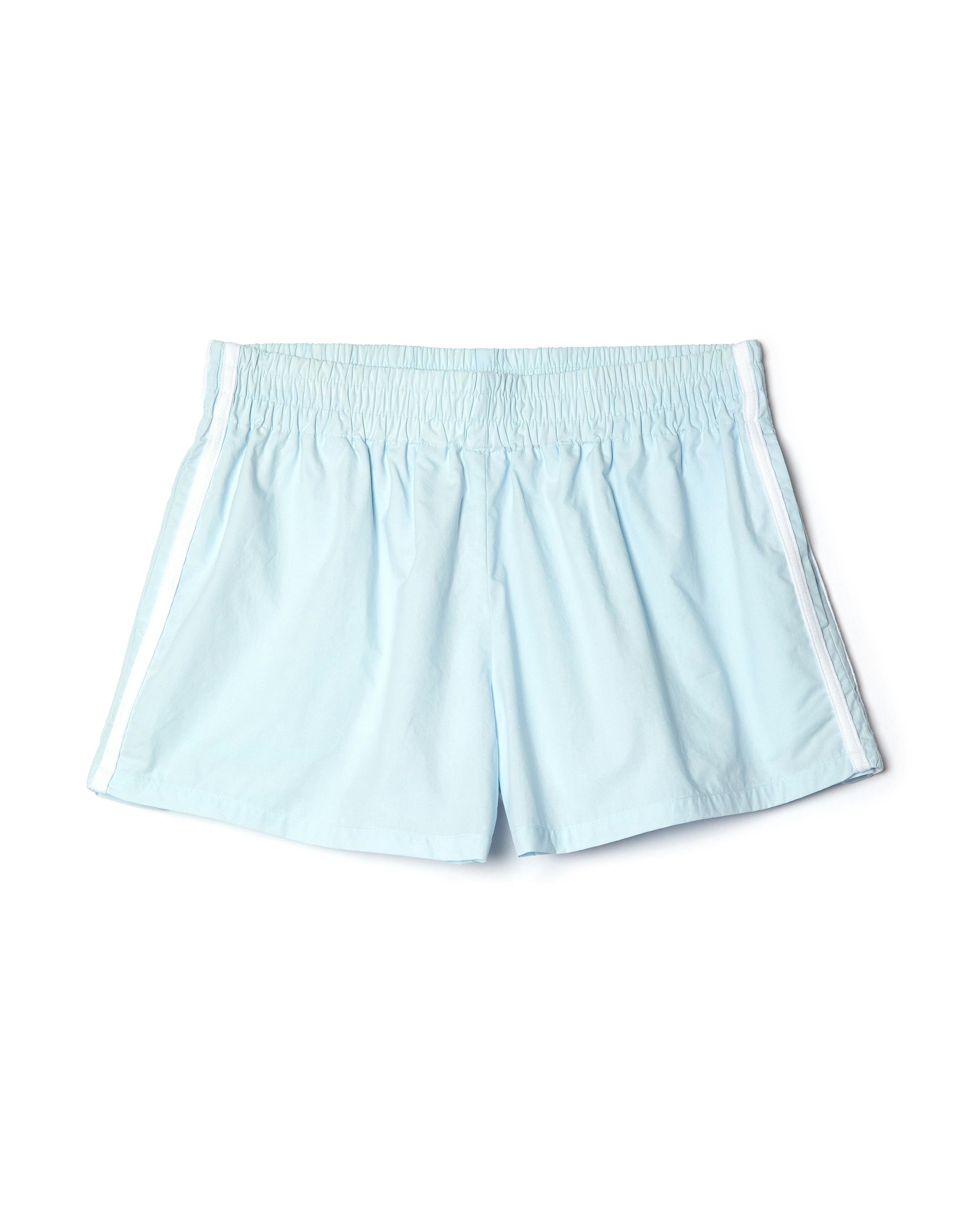 Striped Poplin Shorts