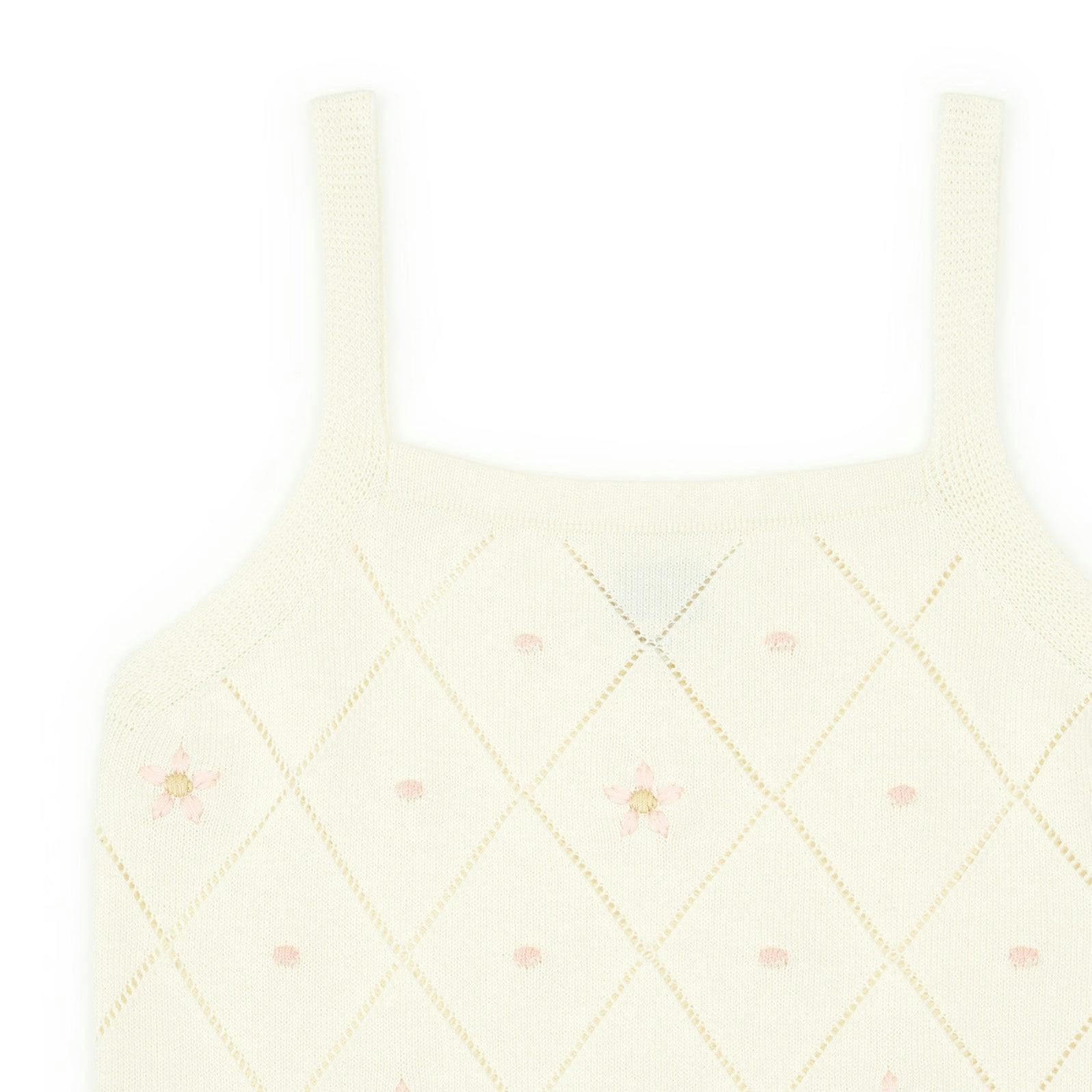 BONTON Tiny Flowers Lilli Knit Tank Top