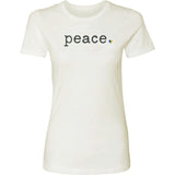 adult graphic tee | peace womens