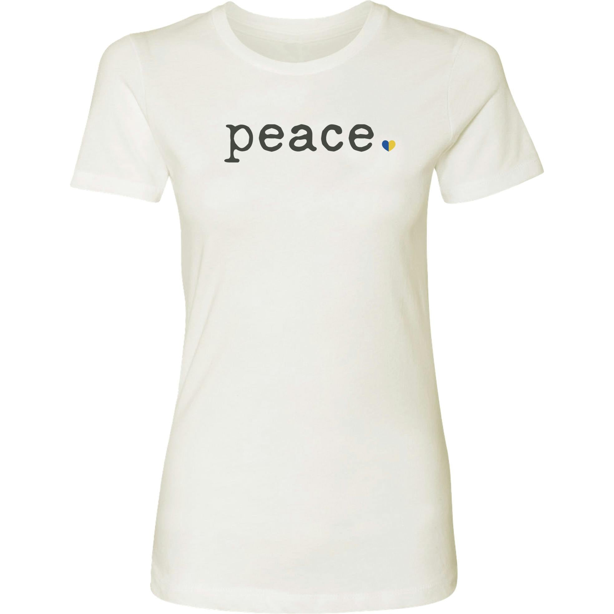 adult graphic tee | peace womens