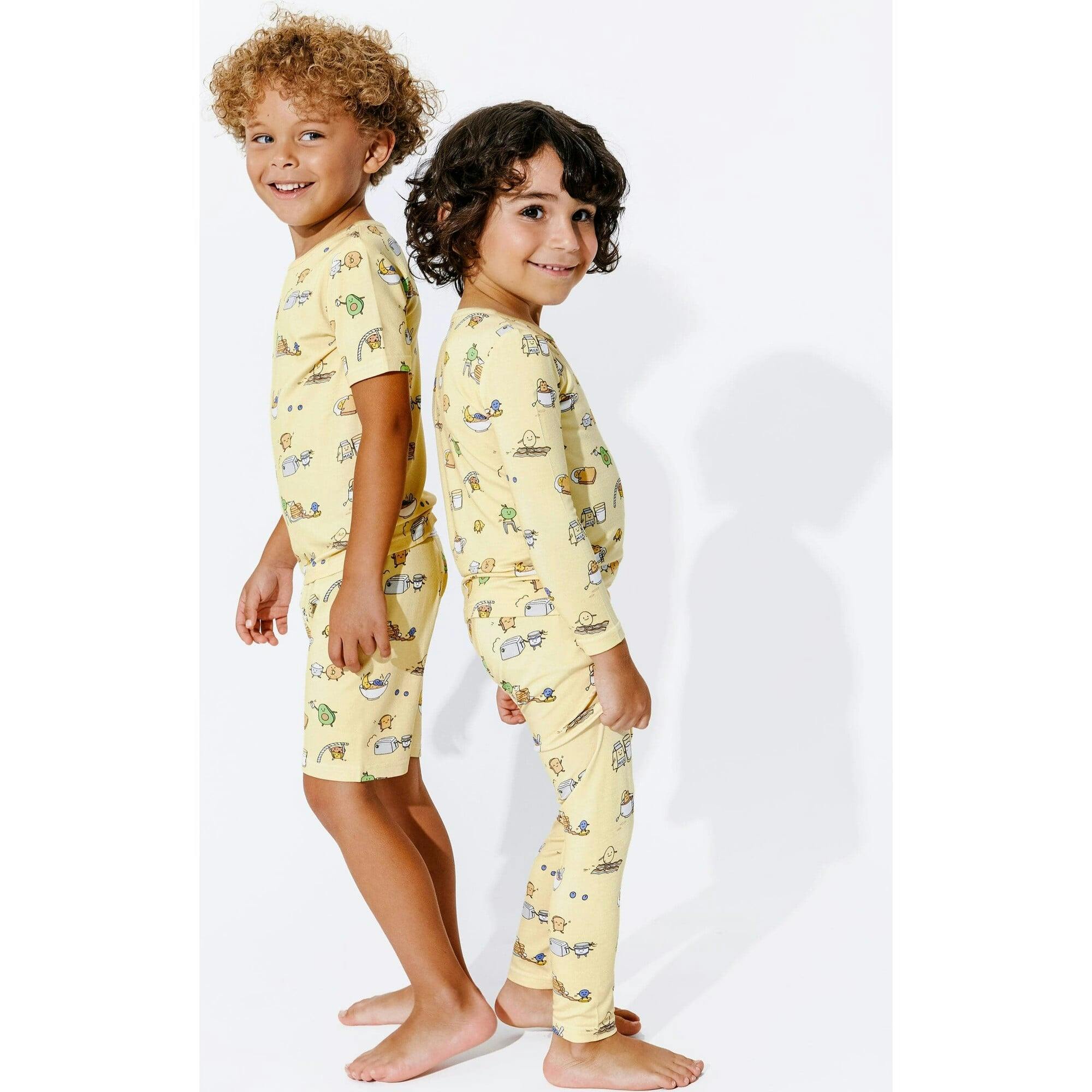 Love You Brunches Bamboo Kids Pajama Short Set