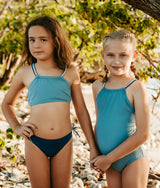 Frida One Piece Swimsuit Dusty Blue