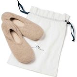 Women's Cashmere Slippers in Dark Grey