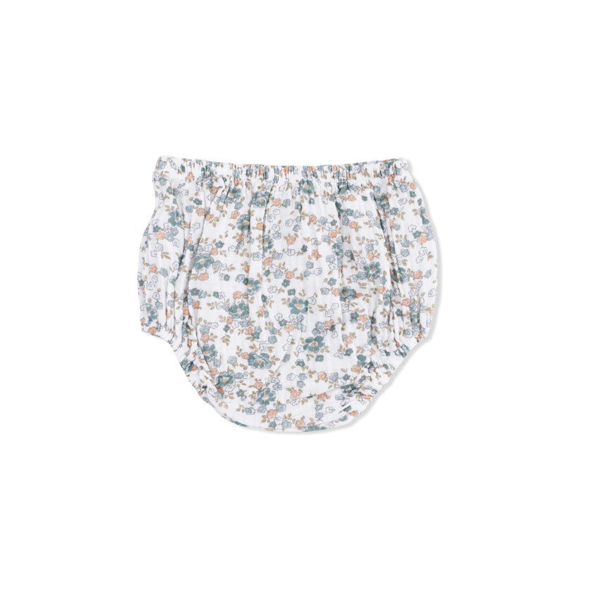 Camille Floral - Ruffly Strap Top and Bloomer