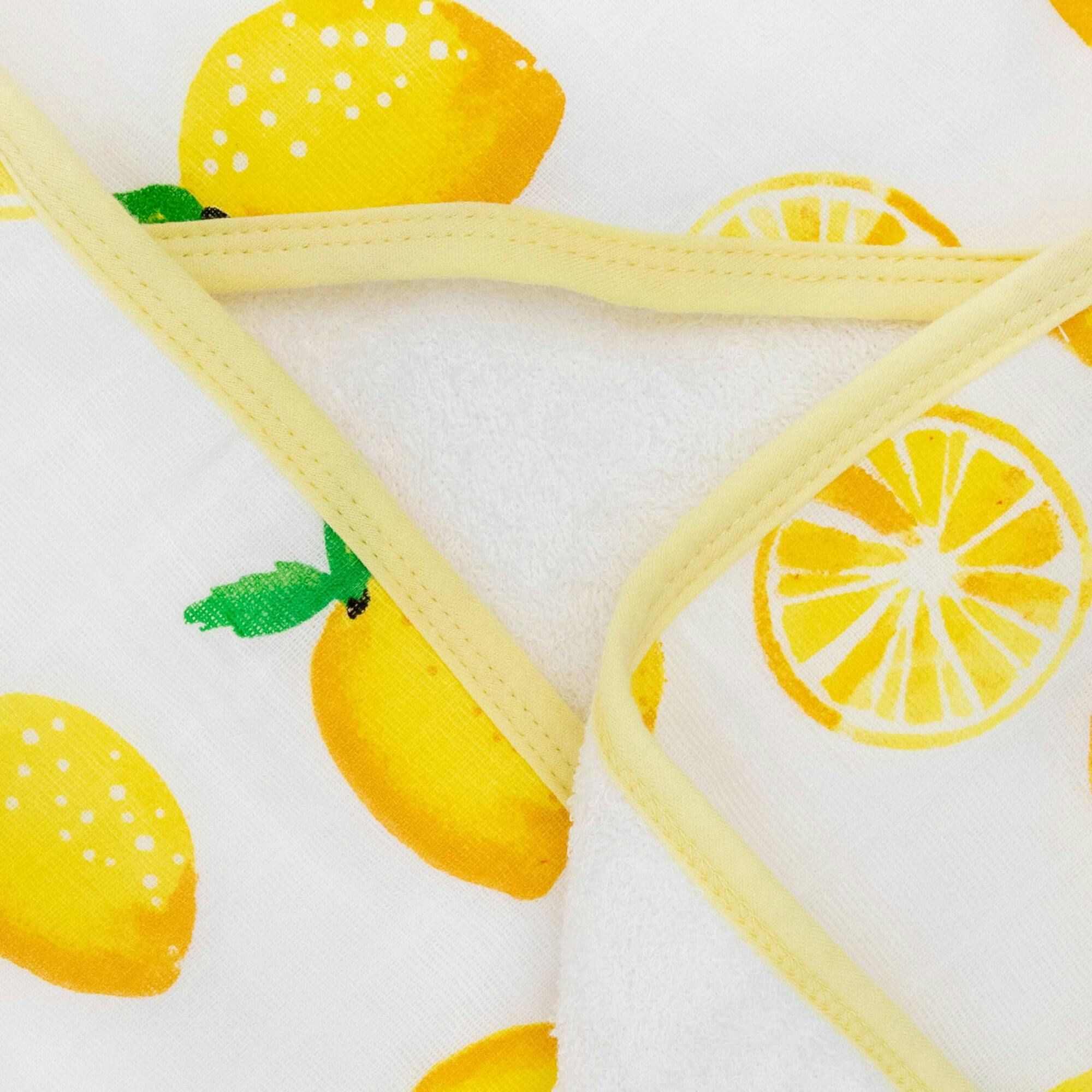 Infant Hooded Towel - Lemon