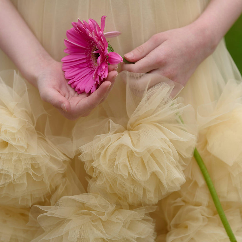 Golden Bloom Dress