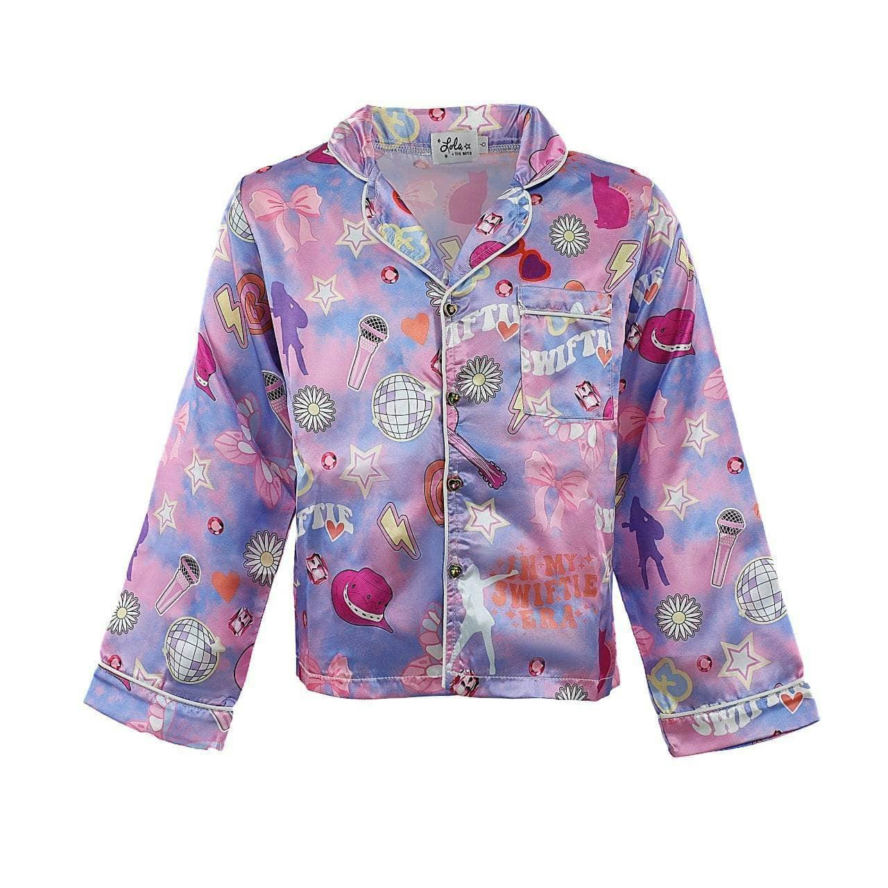 Swiftie Lovers Silky Set – Teen/Women