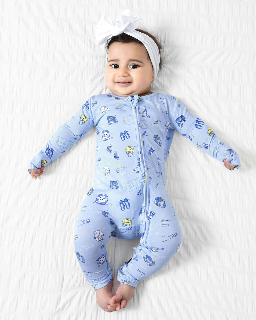 Hockey Bamboo Convertible Footie