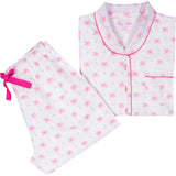 Women's Palm Tree Shirt & PJ Pant Set