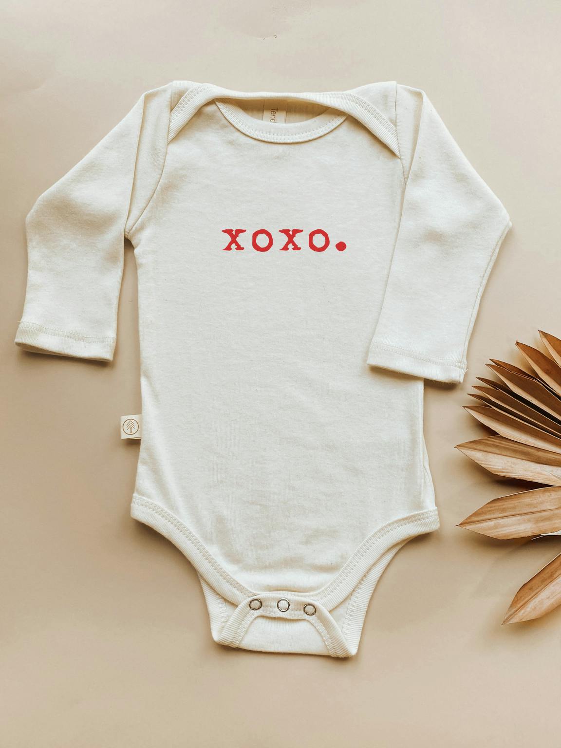 Xoxo. Organic Baby Bodysuit Long Sleeve