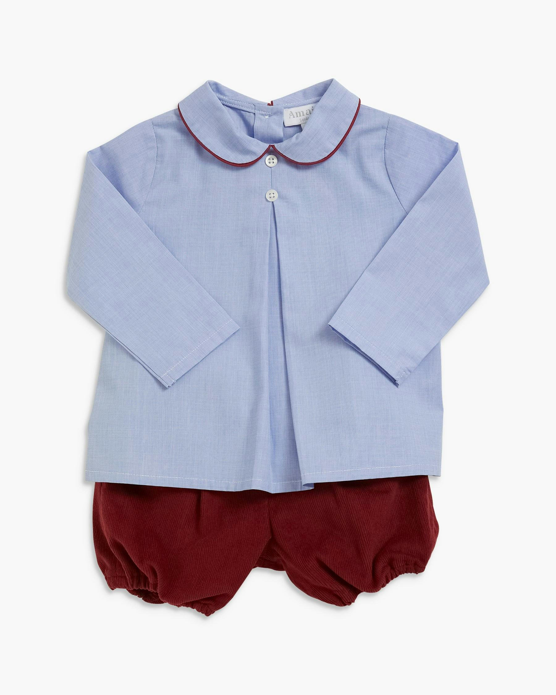 Darius Shirt Sky Blue Fil a Fil