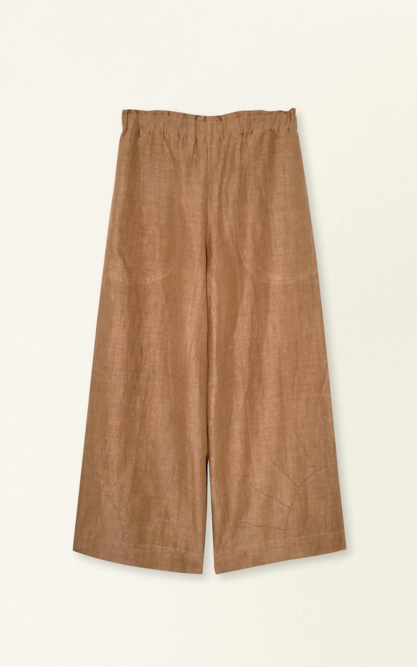 Mirth Pant in Brownie Linen (Excluded from sale)
