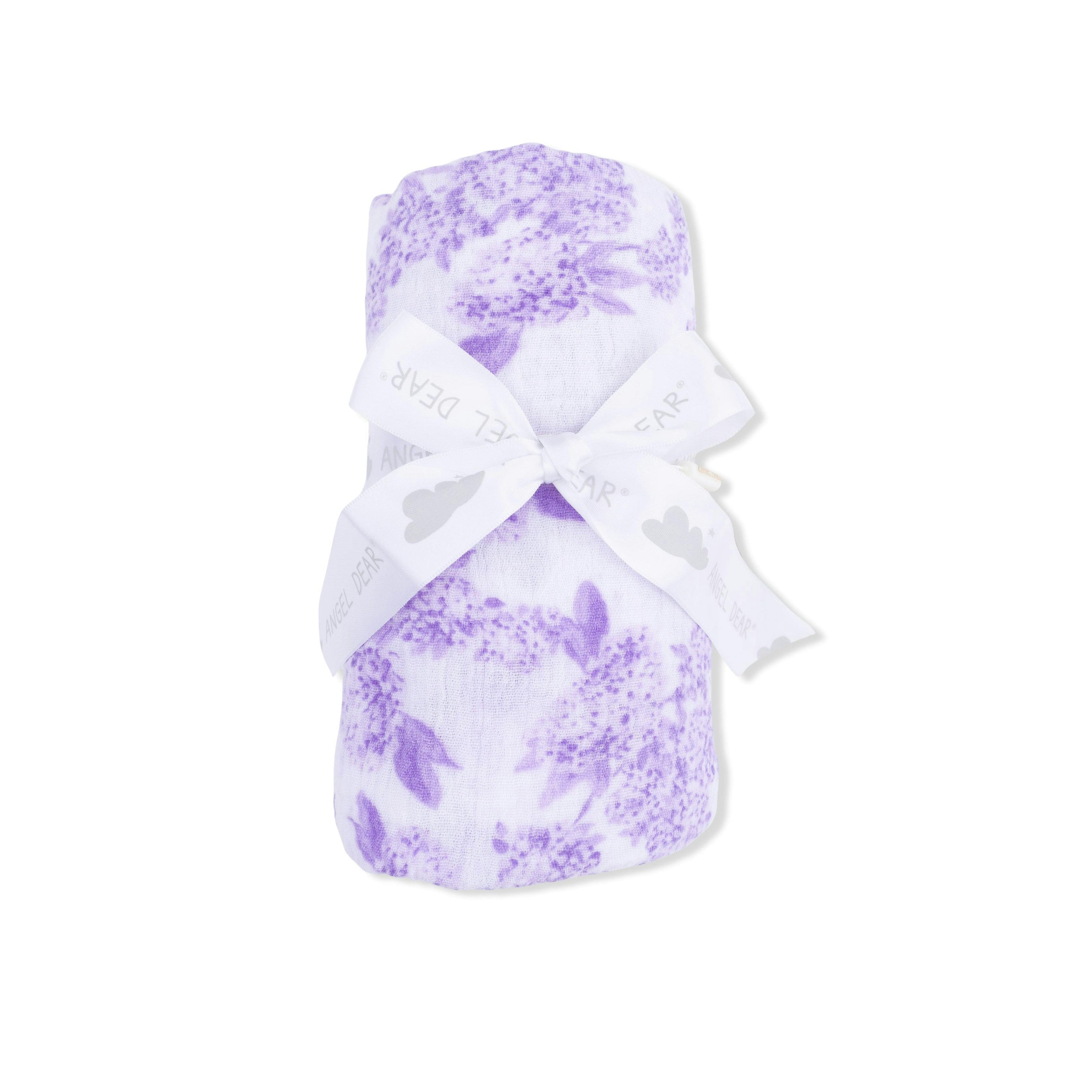 Lilac Floral - Swaddle Blanket