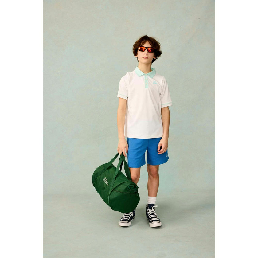 Knit Play Shorts in Sonic Blue