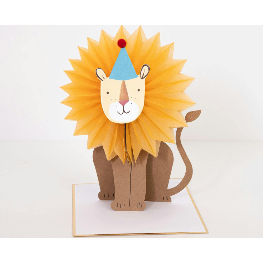 Honeycomb Lion Blank Card