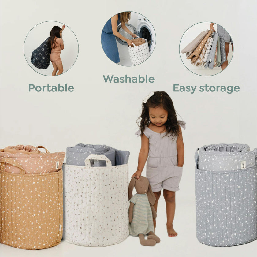 Mudcloth Storage Basket